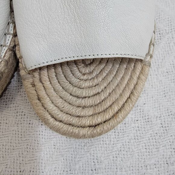 Eileen‎ Fisher Women's Willow Platform Wedge Espadrille Sandals Size 11 Ivory - Picture 6 of 16